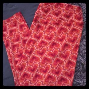 LuLaRoe 2017 TC Valentines Leggings